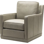 Josie Leather Modern Comfort Swivel Chair - LOOMLAN - Olivia + Quinn - Club Chairs