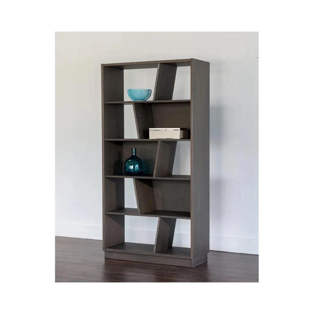 Jude Wooden Contemporary Bookcase - LOOMLAN - Bookcases