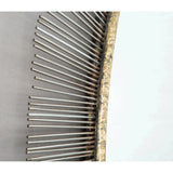 Juju Oval Mirror Black & Gold - LOOMLAN - Zuo Modern - Wall Mirrors