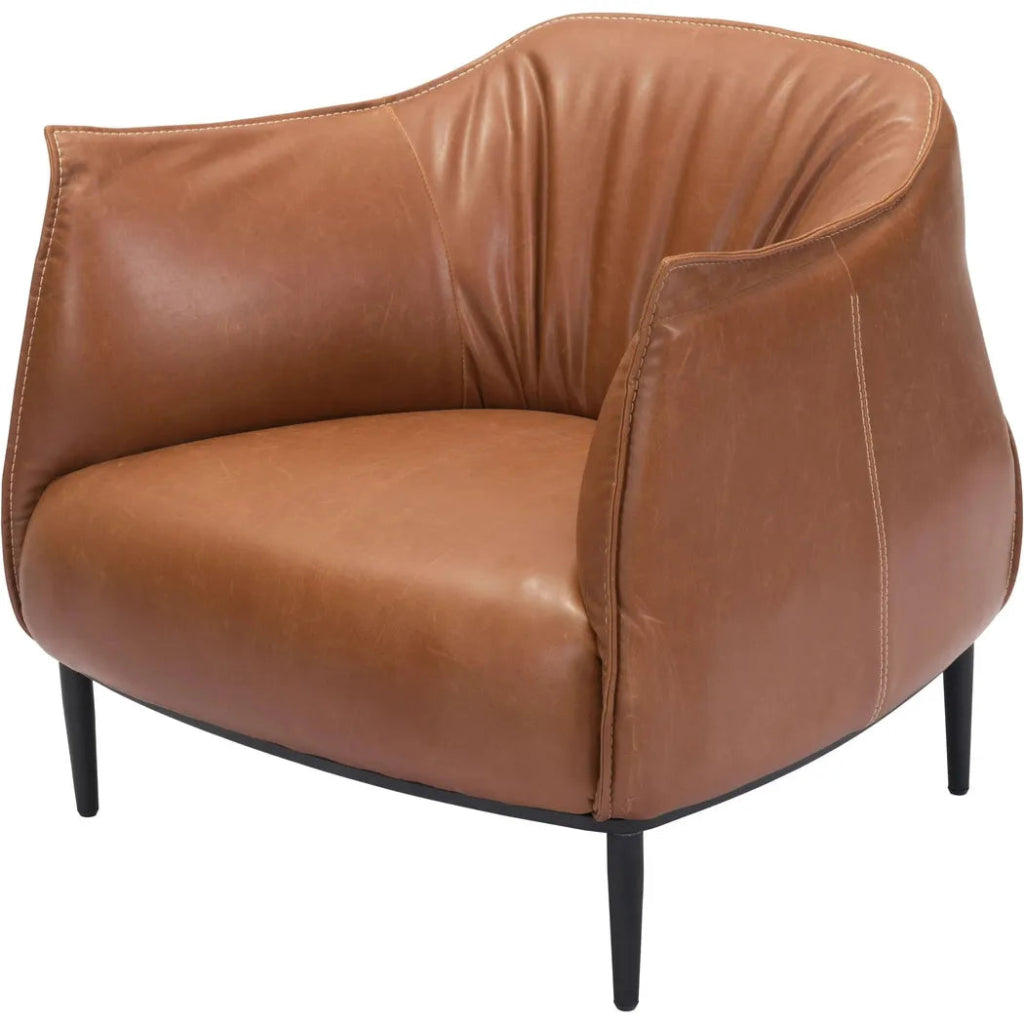 Julian Occasional Chair Coffee - LOOMLAN - Zuo Modern - Club Chairs