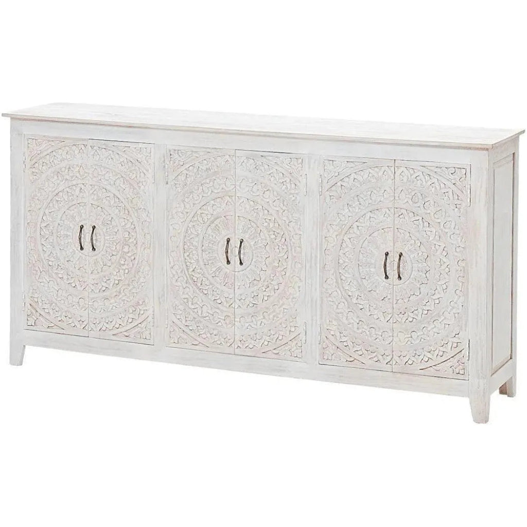 Jumbo Extra Large White Credenza - LOOMLAN - LOOMLAN - Sideboards