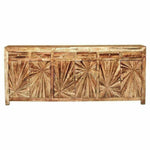 Jumbo Rustic Credenza Handmade Sunburst - LOOMLAN - LOOMLAN - Sideboards