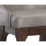 Kace Leather Counter Stool - LOOMLAN - Counter Stools