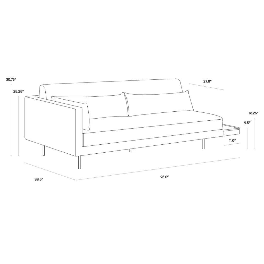 Kalani Fabric Sofa - LOOMLAN - Sofas & Loveseats