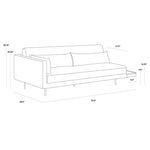 Kalani Fabric Sofa - LOOMLAN - Sofas & Loveseats