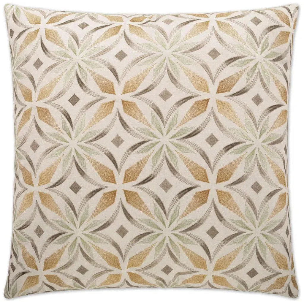 Kaleidoscope Brown Throw Pillow With Insert - LOOMLAN - D.V. Kap - Throw Pillows