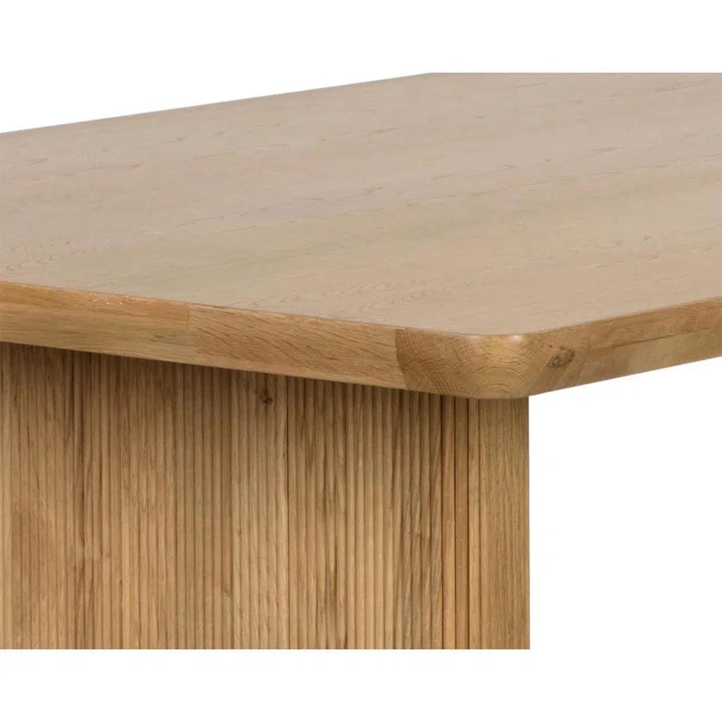 Kalla Rectangle Wooden Dining Table - LOOMLAN - Dining Tables