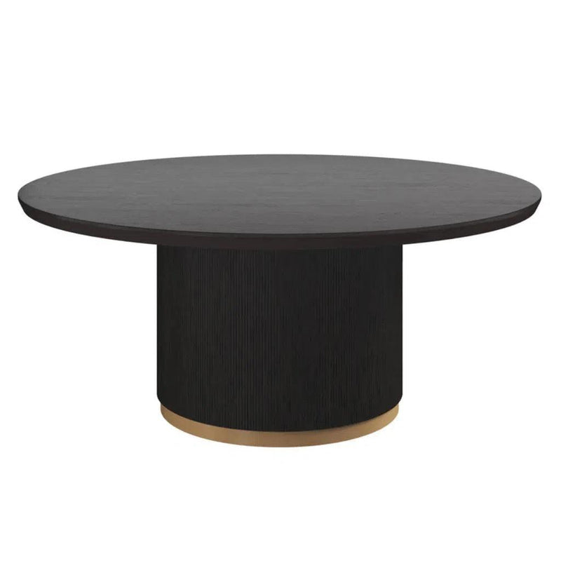 Kalla Wooden Round Dining Table - LOOMLAN - SUNPAN - Dining Tables