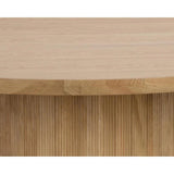 Kalla Wooden Round Dining Table - LOOMLAN - SUNPAN - Dining Tables