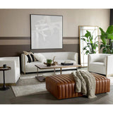 Kamali Coffee Table Marble Antique Gold Base - LOOMLAN - SUNPAN - Coffee Tables