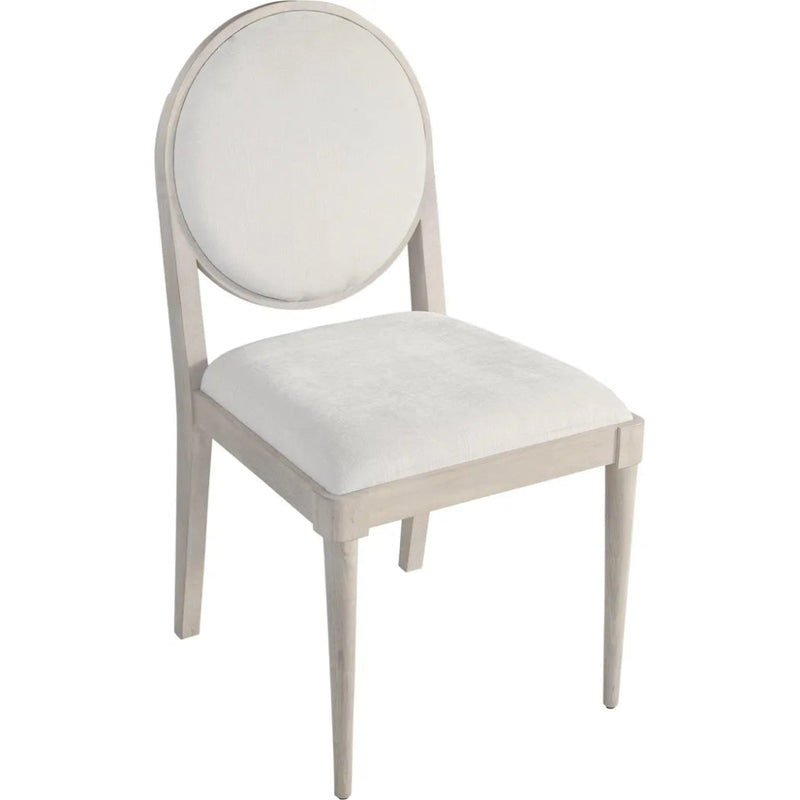 Karina Fabric Armless Dining Chair 2PC - LOOMLAN - Bassett Mirror - Dining Chairs