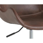 Kash Leather Office Chair - LOOMLAN - Office Chairs