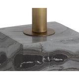 Kata Marble Based Iron Round Bar Table - LOOMLAN - SUNPAN - Bar Tables