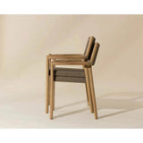 Kavala Rope Stackable Outdoor Dining Armchair - LOOMLAN - SUNPAN - Outdoor Dining Chairs