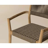 Kavala Rope Stackable Outdoor Dining Armchair - LOOMLAN - SUNPAN - Outdoor Dining Chairs