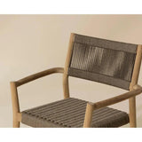 Kavala Rope Stackable Outdoor Dining Armchair - LOOMLAN - SUNPAN - Outdoor Dining Chairs