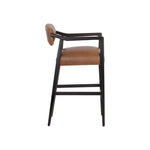 Keagan Leather Barstool - LOOMLAN - Bar Stools