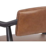 Keagan Leather Lounge Chair - LOOMLAN - Accent Chairs