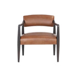 Keagan Leather Lounge Chair - LOOMLAN - Accent Chairs