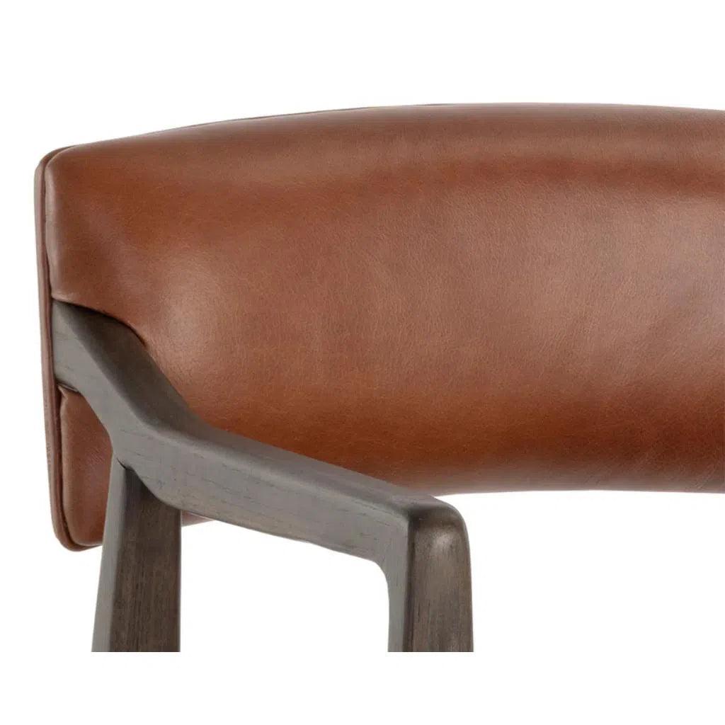 Keagan Leather Office Chair - LOOMLAN - Office Chairs