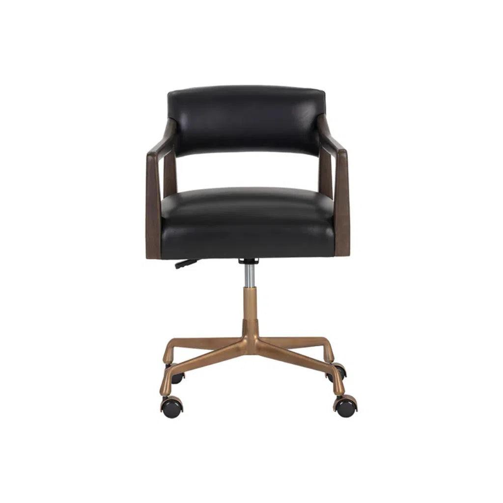 Keagan Leather Office Chair - LOOMLAN - Office Chairs