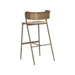 Keanu Powder Coated Iron Barstool - LOOMLAN - Bar Stools