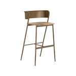 Keanu Powder Coated Iron Barstool - LOOMLAN - Bar Stools