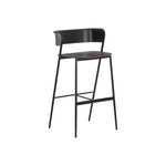 Keanu Powder Coated Iron Barstool - LOOMLAN - Bar Stools