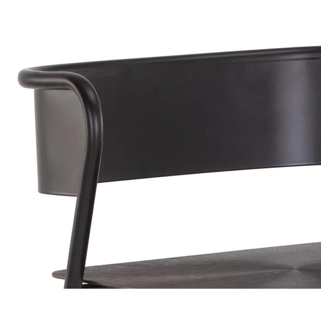 Keanu Powder Coated Iron Counter Stool - LOOMLAN - Counter Stools