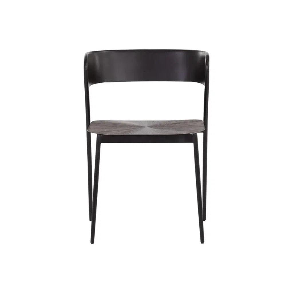 Keanu Powder Coated Iron Dining Chair - LOOMLAN - Dining Chairs