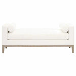 Keaton Bench LiveSmart White Natural Oak - LOOMLAN - Essentials For Living - Bedroom Benches