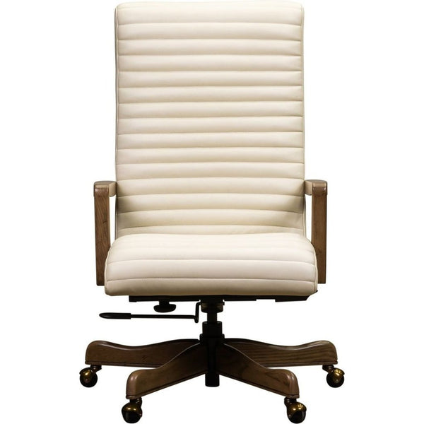 Kenan Leather Executive Swivel Chair - LOOMLAN - Olivia + Quinn - Office Chairs