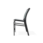 Kendall Sling Balcony Height Stacking Cafe Chair - LOOMLAN - Outdoor Accent Chairs