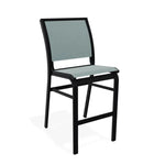 Kendall Sling Bar Height Stacking Cafe Chair - LOOMLAN - Outdoor Bar Stools