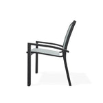 Kendall Sling Stacking Cafe Chair - LOOMLAN - Outdoor Accent Chairs