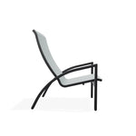 Kendall Sling Stacking Chat Height Chair - LOOMLAN - Outdoor Accent Chairs