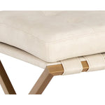 Kenji Leather Small Backless Bedroom Bench - LOOMLAN - Bedroom Benches