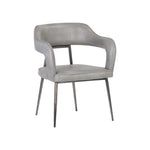 Kenny Leather Dining Armchair - LOOMLAN - Dining Chairs