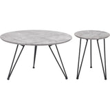 Kerris Coffee Table Set Gray & Black - LOOMLAN - Zuo Modern - Coffee Tables