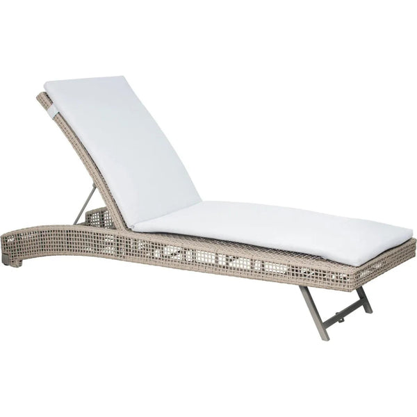 Keys Pool Chaise 2PC Light Gray Outdoor Lounge Sets - LOOMLAN - Seasonal Living - Outdoor Lounge Sets