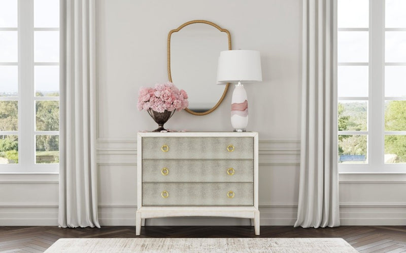 Kiara White Storage Hall Chest - LOOMLAN - Bassett Mirror - Chests