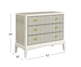 Kiara White Storage Hall Chest - LOOMLAN - Bassett Mirror - Chests