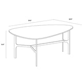 Kiernan Side Table Black Glass & Iron Base - LOOMLAN - SUNPAN - Side Tables