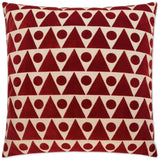Kilo Red Throw Pillow With Insert - LOOMLAN - D.V. Kap - Throw Pillows