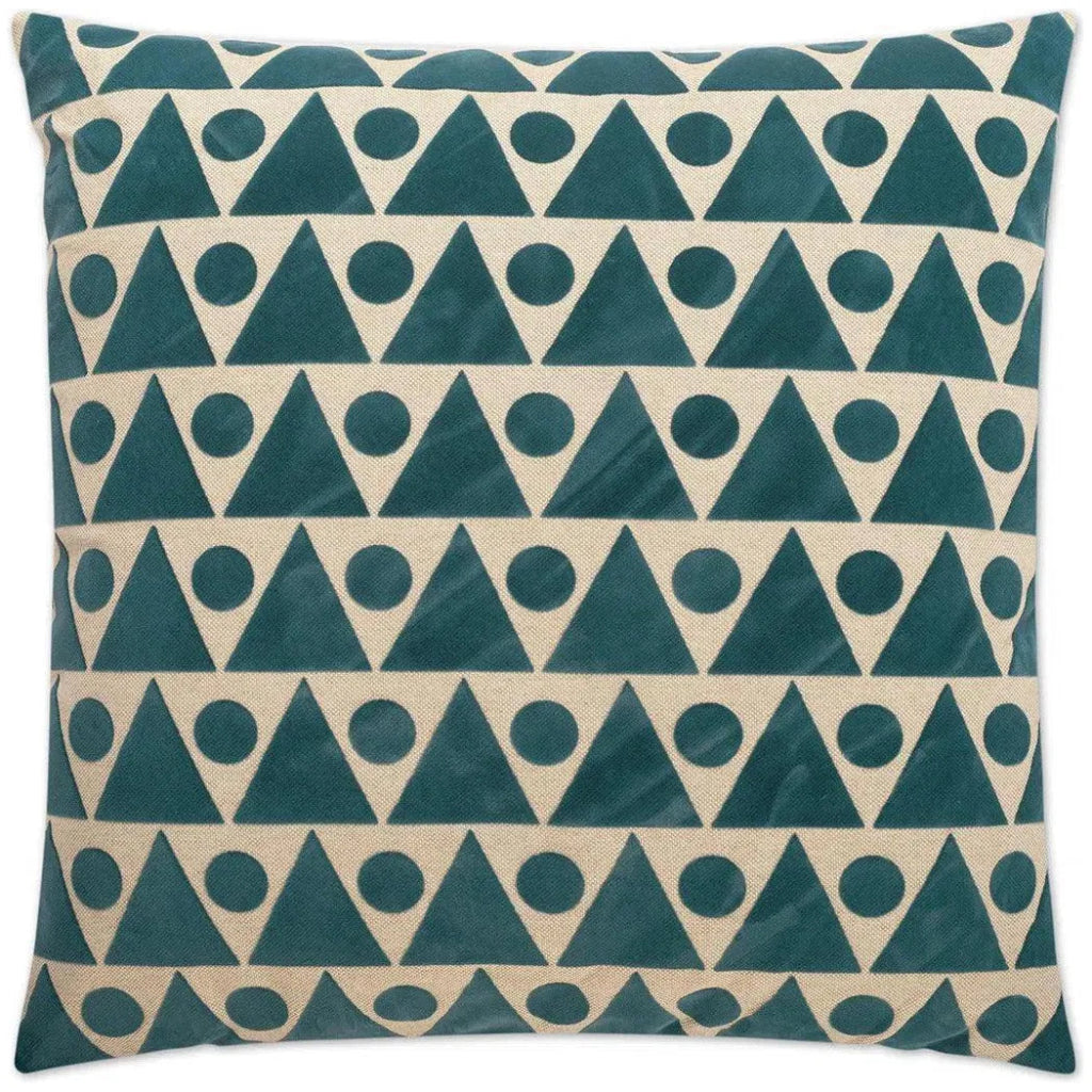 Kilo Turquoise Throw Pillow With Insert - LOOMLAN - D.V. Kap - Throw Pillows