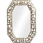 Kin Mirror Antique Gold - LOOMLAN - Zuo Modern - Wall Mirrors