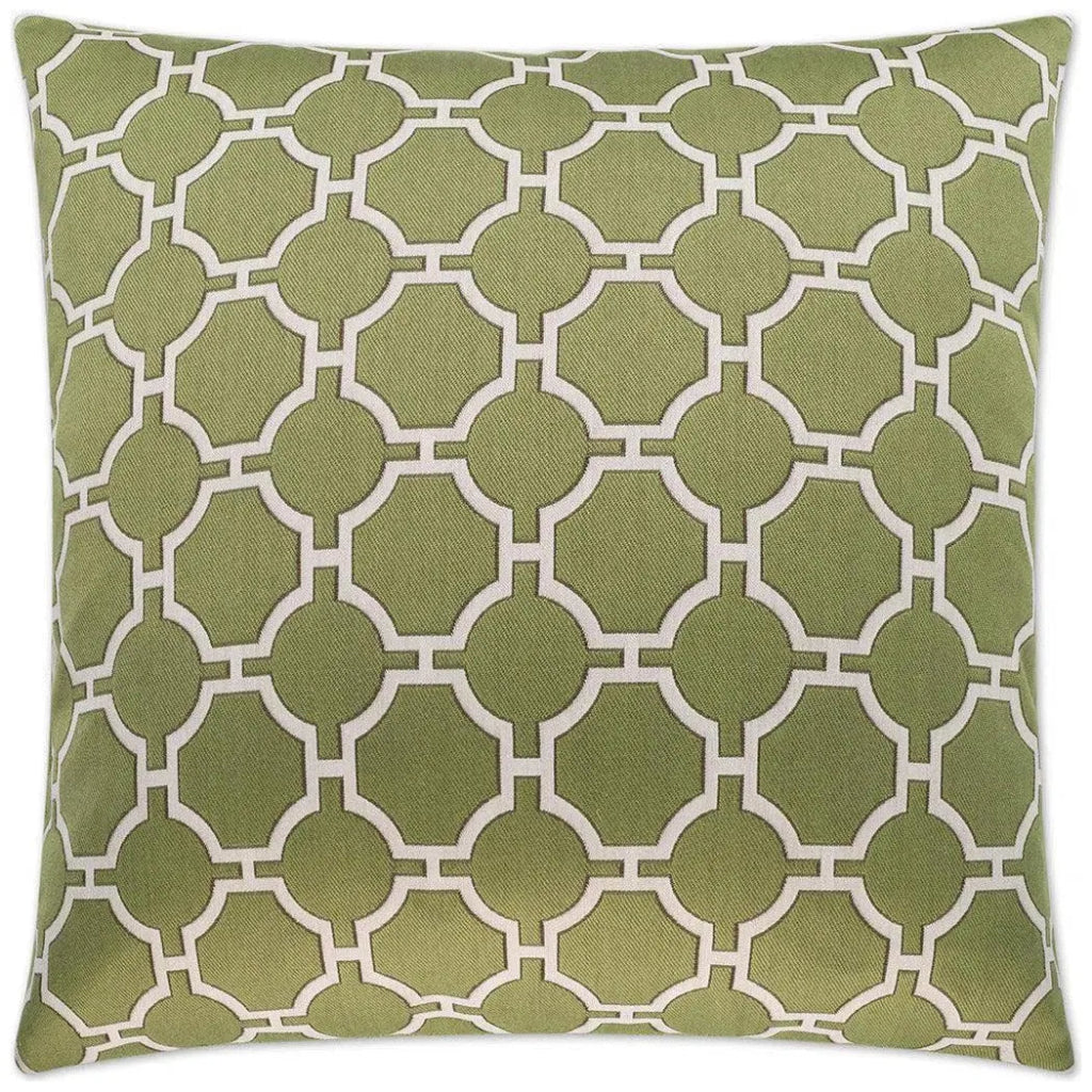 Kinder Green Throw Pillow With Insert - LOOMLAN - Throw Pillows