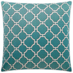 Kinder Turquoise Throw Pillow With Insert - LOOMLAN - Throw Pillows