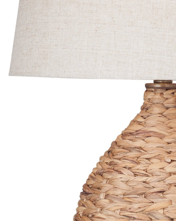 Kingston Natural Sea Grass Base Table Lamp - LOOMLAN - Bassett Mirror - Table Lamps