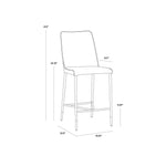 Klaus Compact Counter Stool - LOOMLAN - Counter Stools